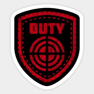 Stalker faction patch DUTY Sticker